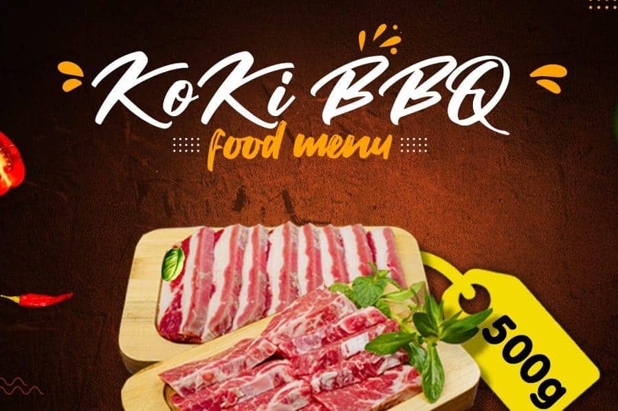 Koki BBQ menu