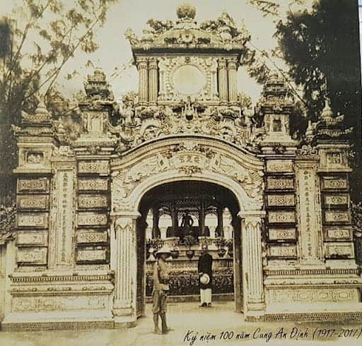 Cung An Định vào khoảng năm 1930 _ Ảnh: Bảo tàng Cổ vật Cung đình Huế