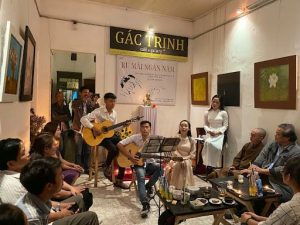 Buổi biểu diễn được tổ chức tại Gác Trịnh _ Ảnh: FB Gác Trịnh 