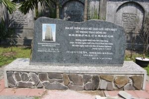 Bia kỷ niệm qua hệ giao lưu Việt - Nhật_Ảnh Baotanglichsu
