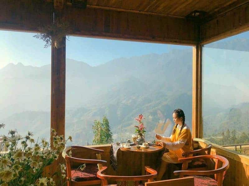Viettrekking Cafe Sapa khiến du khách mê mẩn với view đẹp ngắm toàn cảnh núi rừng Tây Bắc 4