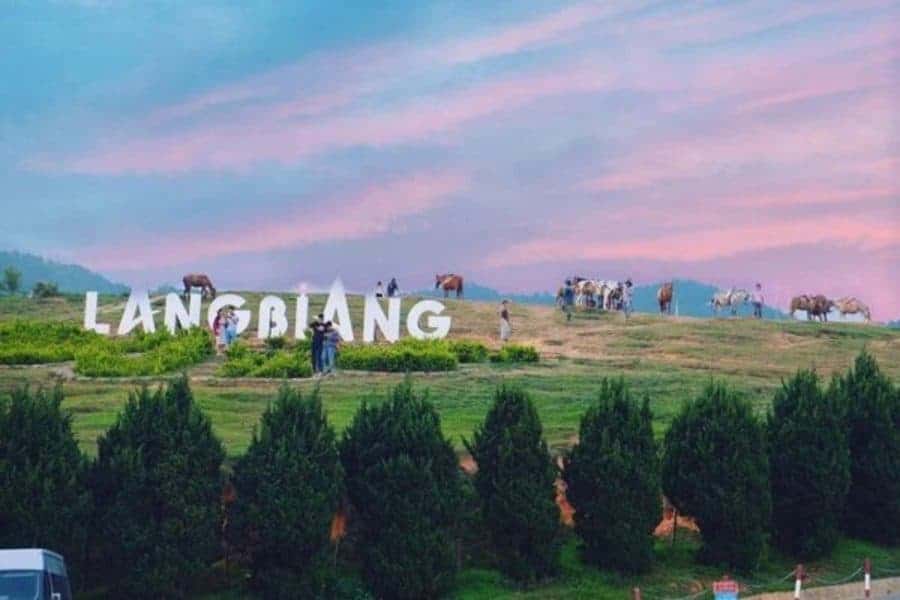 Núi Langbiang - vẻ đẹp hùng vĩ của đất trời Tây Nguyên_Ảnh: sưu tầm