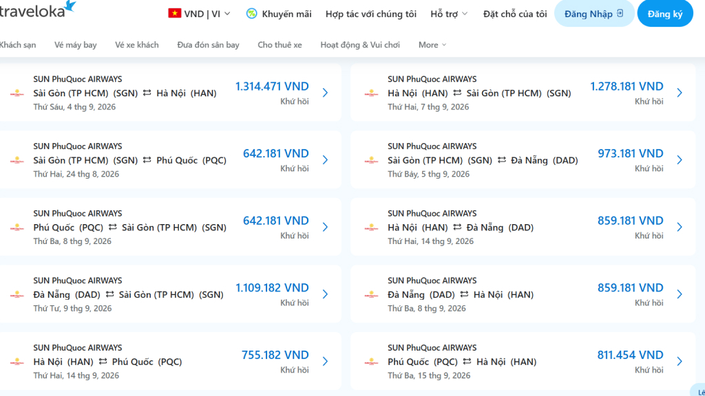 Đặt vé trên Traveloka – Chủ động hơn khi lên kế hoạch