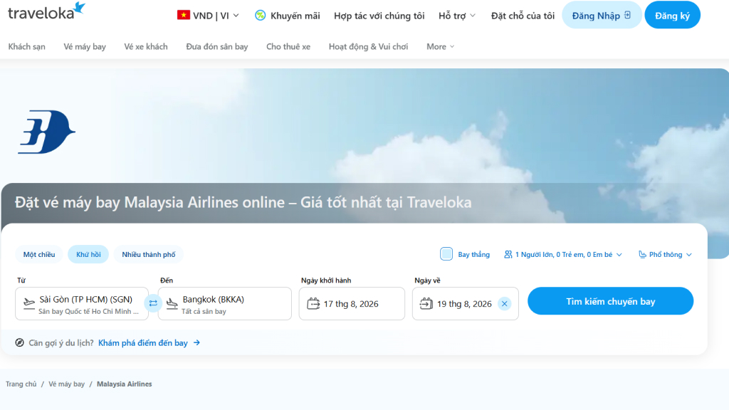 Trải nghiệm Malaysia bắt đầu từ một chuyến bay phù hợp